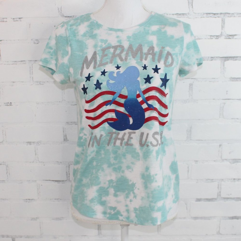 Mermaid in the USA Graphic T-shirt